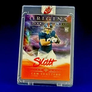 CAM SKATTEBO - 2025 PANINI ORIGINS - ROOKIE - HARD AUTO ORANGE /75 SP - GIANTS! - Bild 1 von 3