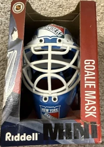 Mini máscara de portero Riddell de colección NHL hockey New Rangers Nueva York - Imagen 1 de 4