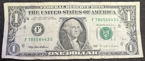 1995 Atlanta $1 Bill Fancy Ladder 3,4,5,6,7,8 Note - Picture 1 of 2