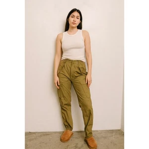Rag & Bone Field Cargo Pants Womens 26 Olive Green Cotton Twill Utility Army - Picture 1 of 11