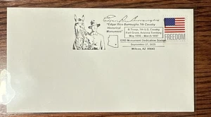 2025 ERB Monument Dedication Station Pictorial Cover Postmark - Picture 1 of 1