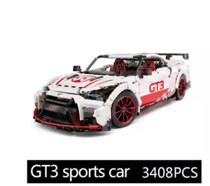 Bloc De Construction Compatible GTR GT3 Vitesse Course Sport 3408 pièces - Imagen 1 de 8
