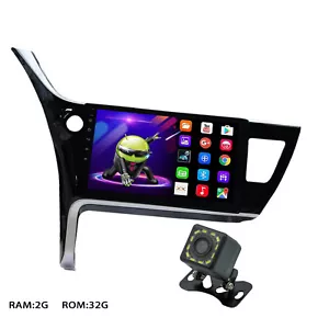 32G Car Stereo Radio For Toyota Corolla 2017-2018 LHD 10.1" Carplay Camera - Picture 1 of 17