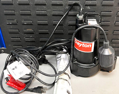 NEW Dayton 3BB69 1/2 Hp 1-1/2  F Submersible Sump Pump 120V AC Tether 65 GPM @ 5 • 179.87£