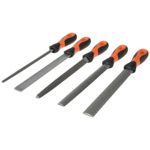 Bahco 1-477-08-2-2 Second Cut File Set, 5 Piece - Picture 1 of 1