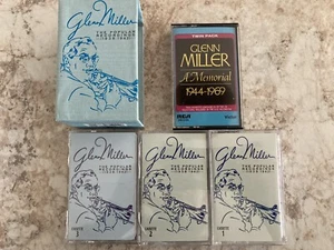 Glenn Miller “The Popular Recordings” (3) Cassette Set & “A Memorial” 1944-69 - Picture 1 of 6