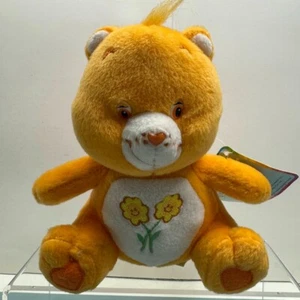 2003 Nanco Care Bears Friend Bear Orange Plush Stuffed Animal - Picture 1 of 4