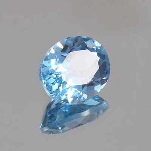 6.35 Carat Natural Oval Shape Blue Color Aquamarine From Brazil loose Gem. - Picture 1 of 5