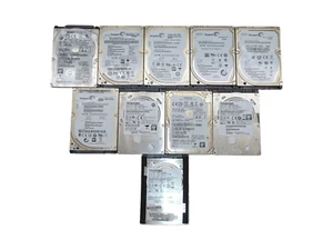 💻 Konvolut 10 diverse 2,5" 500GB SATA HDD Festplatten Bastler Laptop Ersatz 💻 - Photo 1/11