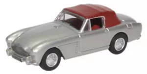 Model Cars.Aston Martin DB2 Mk3 DHC Snow Shadow Silver, Oxford Diecast 1/76 New - Picture 1 of 1