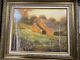 Oriela Tomai *Landscape With Barn Scene* Oil Painting - Signed And Framed