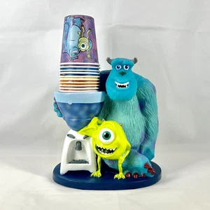 Portavasos Monsters Inc Dixie con tazas Mike & Sully 1998 Disney Pixar vintage - Imagen 1 de 20