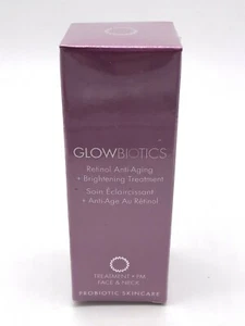 Nuevo sellado Glowbiotics Retinol antienvejecimiento e iluminador PM cara y cuello 1 oz - Imagen 1 de 6