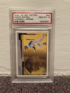 2000 UD Japan Victory Kazuo Matsui Hardball Heroes PSA 10 Gem Mint Japanese  - Picture 1 of 2