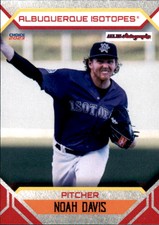 2023 Albuquerque Isotopes Choice #6 Noah Davis Huntington Beach Newport Beach CA