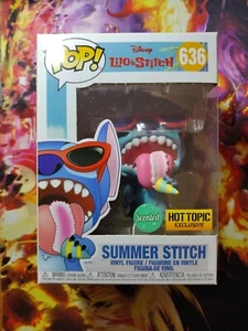 Funko Pop! Disney Lilo & Stitch #636 SUMMER STITCH Hot Topic Exclusive Scented  - Picture 1 of 6