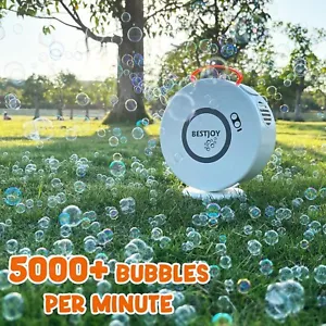 Bubble Machine for Toddlers Girls 1-3-5 - Rechargeable - Picture 1 of 24