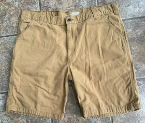 Carhartt Men's Rugged Flex Relaxed Fit Canvas Work Short Sz 42 Brown - Picture 1 of 5