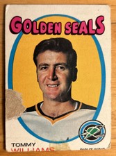 1971-72 Topps Tommy Williams #31 Golden Seals Paper Loss O/C Bad Corners & Edges