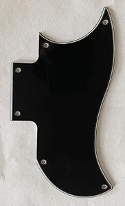 Guitar Pickguard For Gibson SG Special 2018 OD Mini Humbuckers,3 Ply Black - Picture 1 of 5