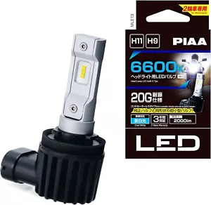 PIAA MLE13 LED Motorcycle headlights bulb H11/H9 12V 18W 2000lm 6600K - Picture 1 of 7