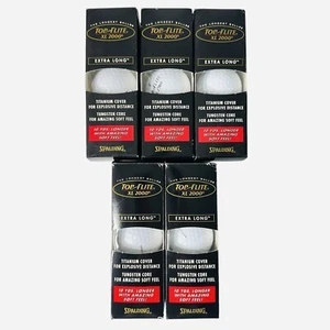 Lot of 15 New Top Flite XL 2000 EXTRA 10yd LONG Titanium White Golf Matrix Balls - Picture 1 of 5