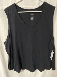 Sonoma Plus Women's Black V- Neck Tank Size 2X - Picture 1 of 4