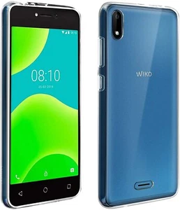 Wiko Pack 2 en 1 Coque Flexible etui de protection & Verre Trempé pour Y50 - Picture 1 of 3