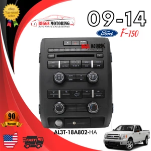 2009-2014 Ford F150 Radio Face Ac Heater Climate Control Panel AL3T-18A802-HA - Picture 1 of 7