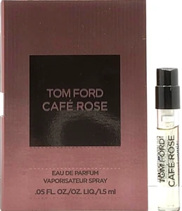Tom Ford Cafe Rose Eau De Parfum Vial Spray Women 0.05 Oz / 1.5 ml Sample Size! - Picture 1 of 5