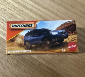 Matchbox 2025. 2019 Subaru Forester. 01/125. Power Grab. Blue. - Picture 1 of 1