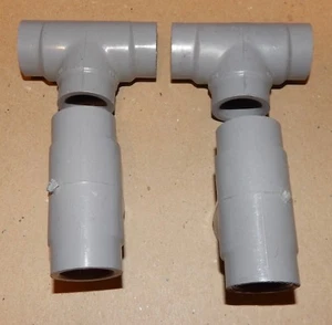 Camisetas de PVC 1/2" pegamento gris deslizante GSR PVC EE. UU. SCH 80 alta resistencia F439 4ea CPVC 136L - Imagen 1 de 6