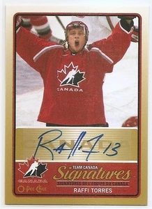 14/15 O-PEE-CHEE TEAM CANADA SIGNATURES AUTOGRAPH Raffi Torres #TCSRT - Picture 1 of 1
