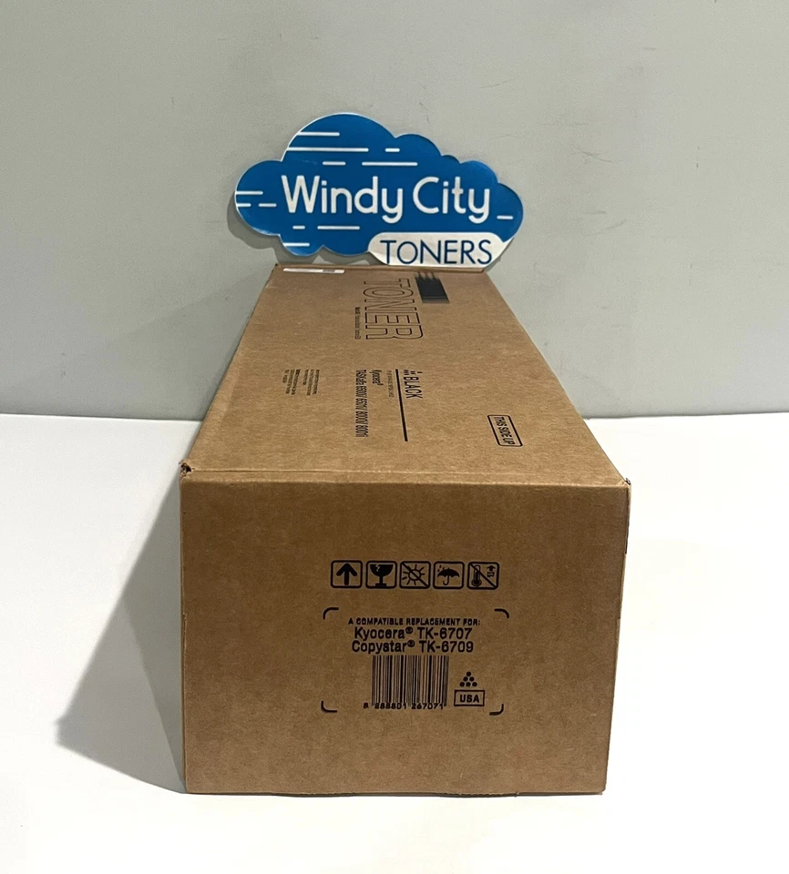 COMPATIBLE KYOCERA TK -6707 TK-6709 BLACK TONER TASKALFA 6500i 6501i 8000 NEW - Image 1 of 4