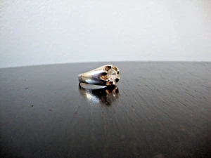 VINTAGE 1980ER CZ VULKANRING STERLINGSILBER STEMPEL 925 GRÖSSE 8,5 - Bild 1 von 14