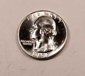 TYB Washington Quarter 1959 * Gem BU+++ * Tipo B (reverso de prueba) * XXQ565 - Imagen 1 de 3