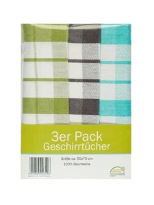 Geschirrtücher Karo1 3er-Set von Stuco - Bild 1 von 1