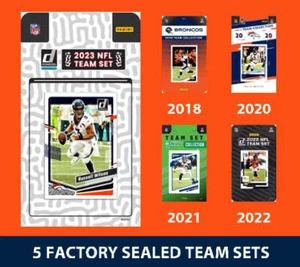2023 Donruss Denver Broncos Team Set MultiPack 2023 2022 2021 2020 2019 Elway - Bild 1 von 1