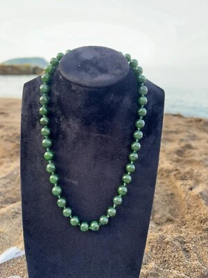 Collana In Argento 925 Pietre Verdi - Immagine 1 di 2