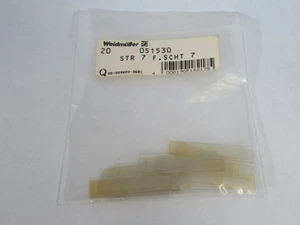 Weidmuller 051530 Transparent Terminal Block Label Cover 20-Pack ! NWB ! - Picture 1 of 1