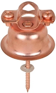 (Confezione da 9) Sioux Chief 508-2PK Appendino Tipo Campana, Placcato Rame - Foto 1 di 9