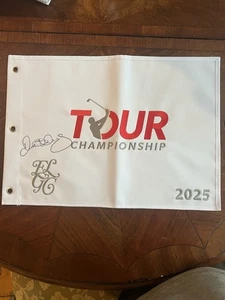 RORY MCILROY SIGNED 2025 TOUR CHAMPIONSHIP FEDEX CUP PLAYOFFS GOLF FLAG - Picture 1 of 2