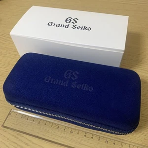 Seiko SEIKO novelty watch case for 2 watches, Grand Seiko blue unused From Japan - Picture 1 of 4