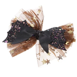 Halloween Hairpin Kids Hair Clip Bow-knot Barrettes Party Hair Jewelry - Picture 1 of 11