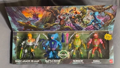 MOTU Origins Diabolical Snake Invasion Masters Universe 4-Pack Exclusive IN HAND - Image 1 of 4