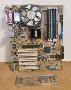 Asus P5P800 Motherboard Socket 775 Scheda Madre Intel Pentium 4+ RAM Vintage PC✅ - Foto 1 di 5