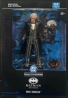 Juguete Mcfarlane DC Multiverse Deluxe Teatro Batman Returns Max Shreck Platino Foto 1 de 2