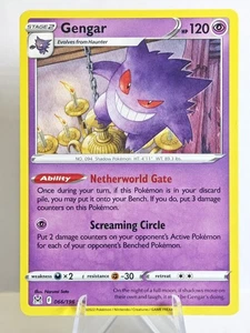 Gengar (Gengar) 066/196 Verlorener Ursprung EN Non Holo Rare NM - Picture 1 of 2