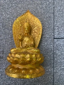 WOW Tibetan Gilt Bronze Hand Made *Bodhisattva On Lotus* Statue !!!!!! - Picture 1 of 7