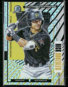 Nick Gonzales 2021 Bowman Chrome Ascensions Mega Box Mojo Refractor #BA-21 - Picture 1 of 2